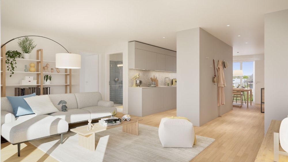 ERSTBEZUG - Moderne Wohnungen für jedes Bedürfnis - Wohnzimmer