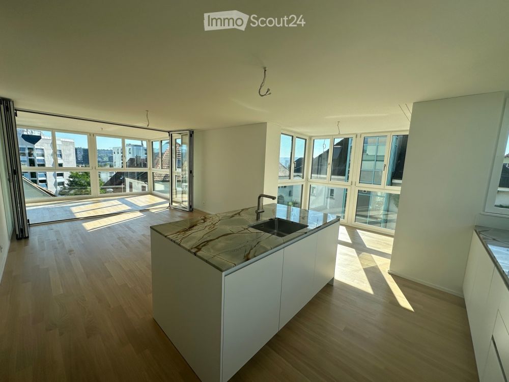 Exklusive 4.5-Zimmer-Neubauwohnung mit Lift direkt in die Wohnung - Bild 1