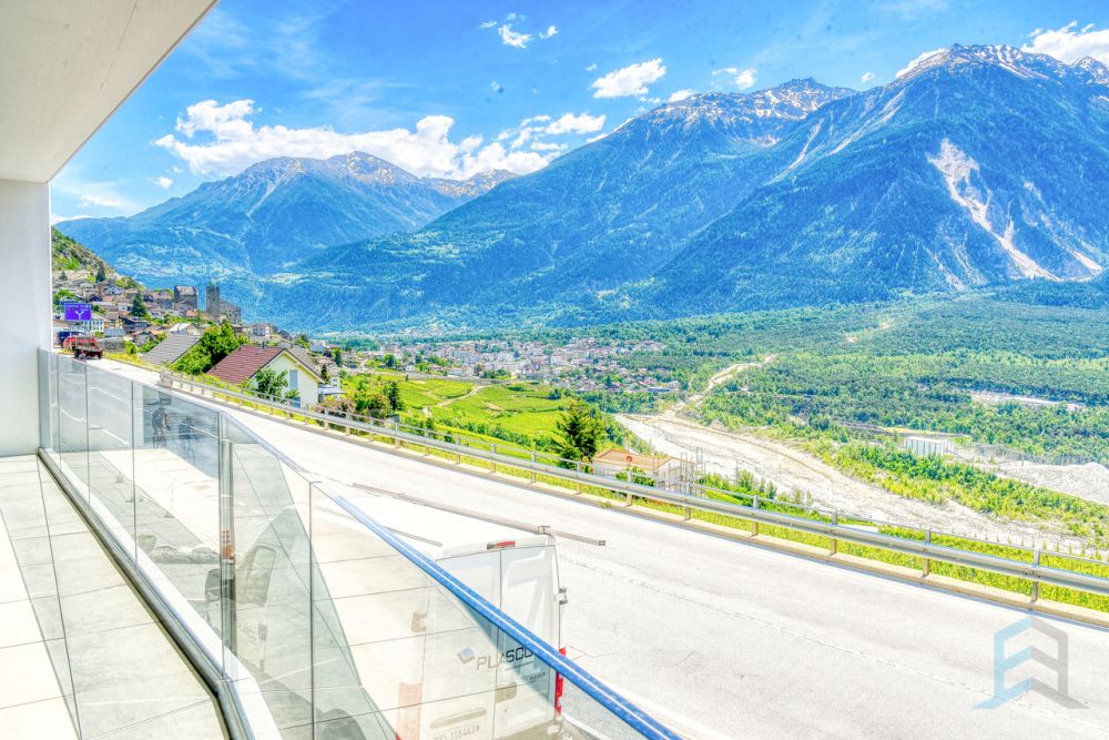 A LOUER - Splendide appartement neuf de 3½ pièces au coeur des vignobles - Appartement Leuk - Balcon Sud / Wohnung Leuk - Südbalkon / Appartement Leuk - South balcony