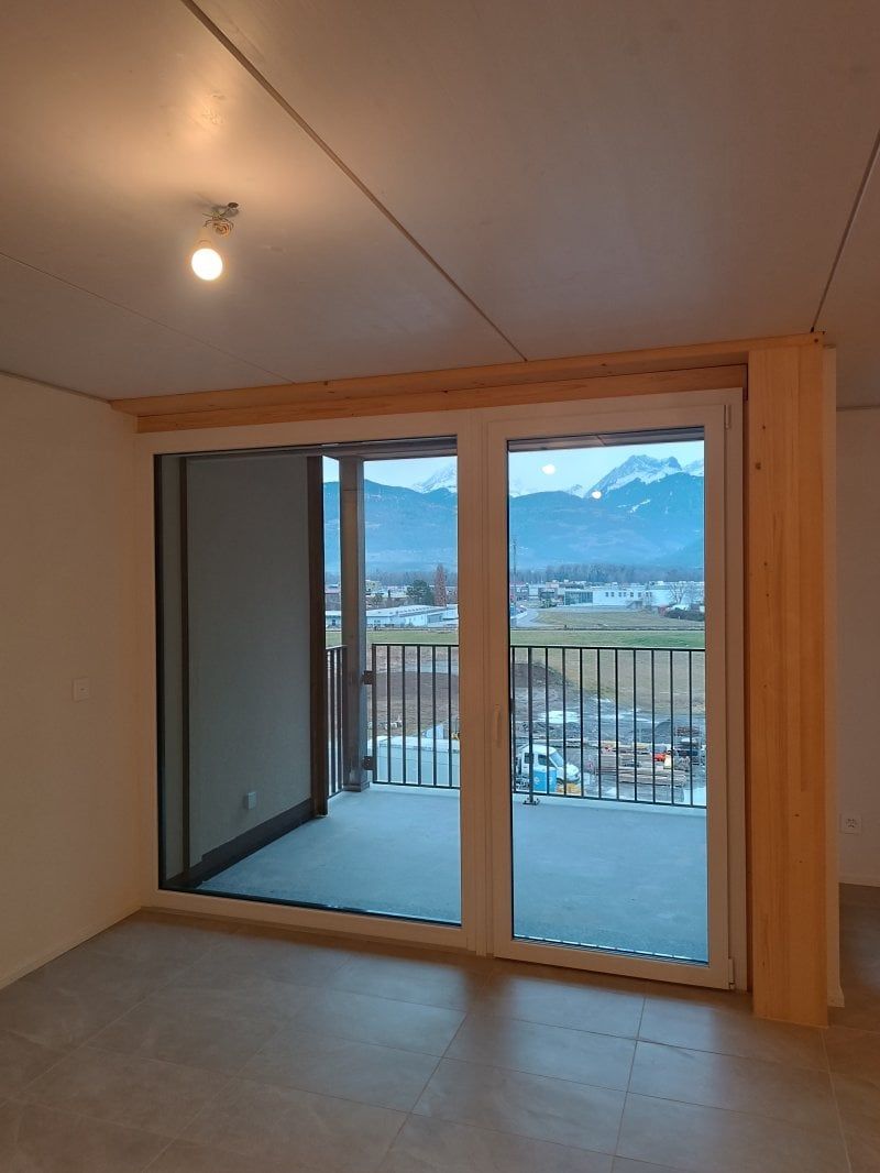 07754 - Appartement 2.5 pièces - Ch. du Verger 4 - Collombey - Baies vitrées