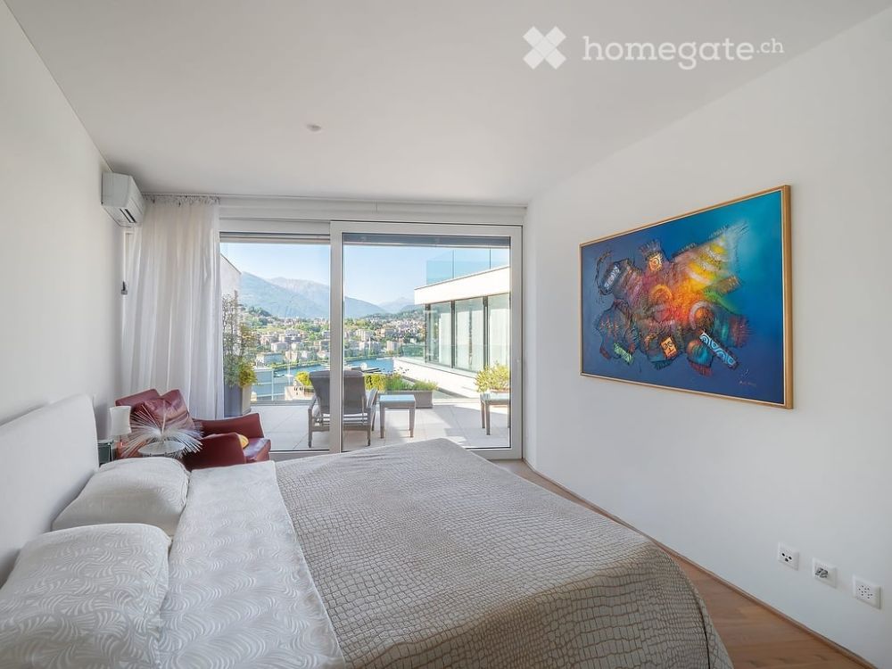Moderno appartamento di 4.5 locali con vista lago a Paradiso - Bild 6