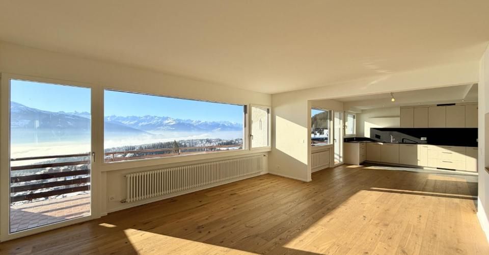 Location à l'année d'un duplex de luxe à Crans-Montana – Dernier étage, vue montagnes & pistes de ski - Duplex 4.5 pièces - image - 1