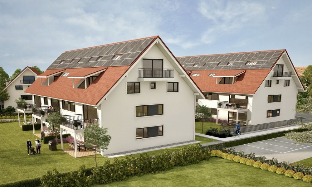 Neubau-Erdgeschosswohnung mit Sitzplatz in Gutenswil "Im Dorf" - Bild 1
