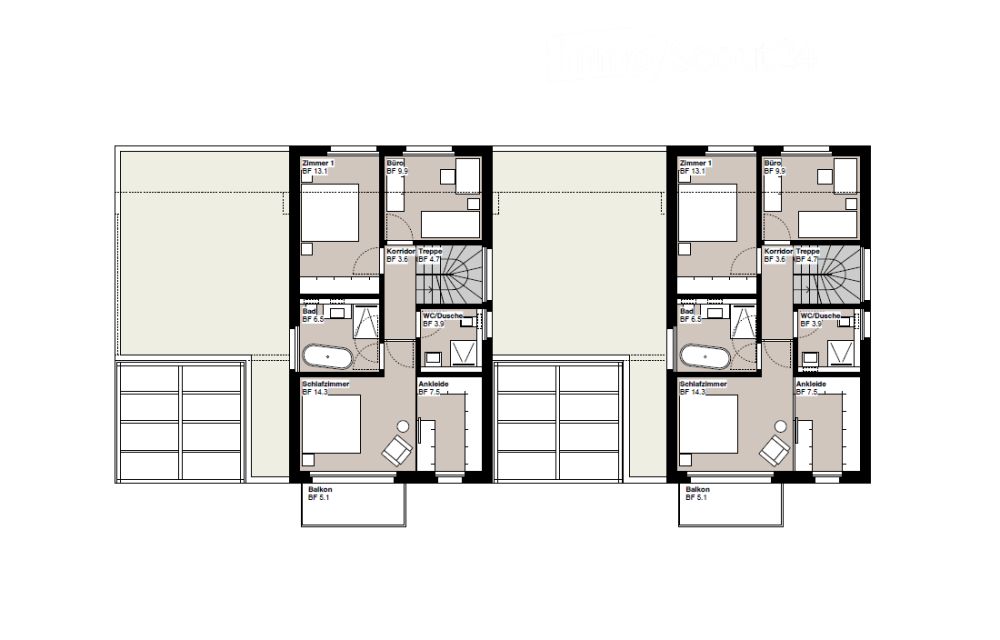 2 Neubau-Einfamilienhäuser mit Aussicht an einmaliger Lage in Thierachern – Bezug 2028 - Bild 4