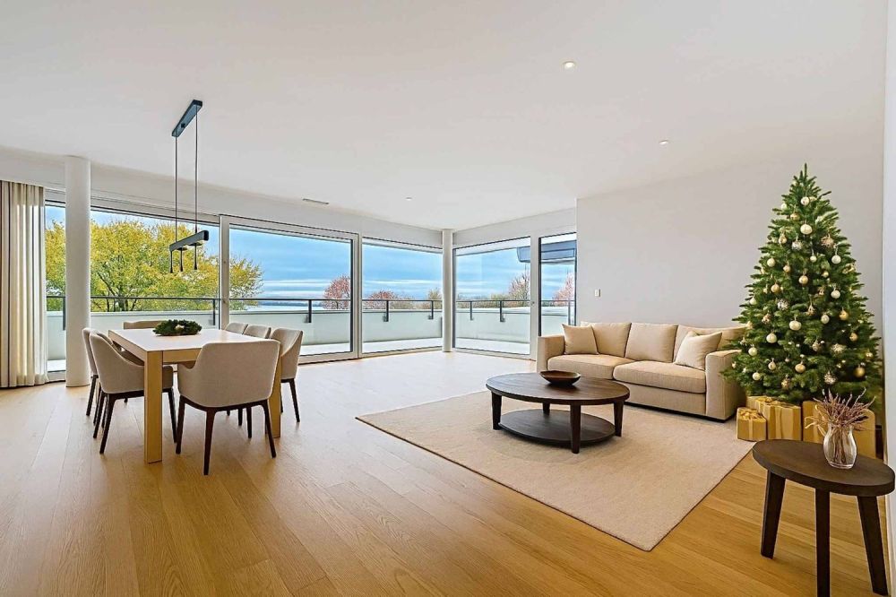 Luxueux 4.5 pièces traversant avec balcon couvert de 76m2 et vue lac - Bild 2