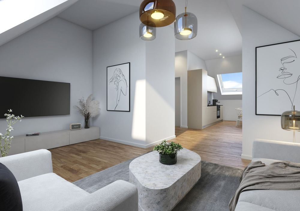 Neubauprojekt –2.5 Zimmer-Dachwohnung zu vermieten - Bild 1