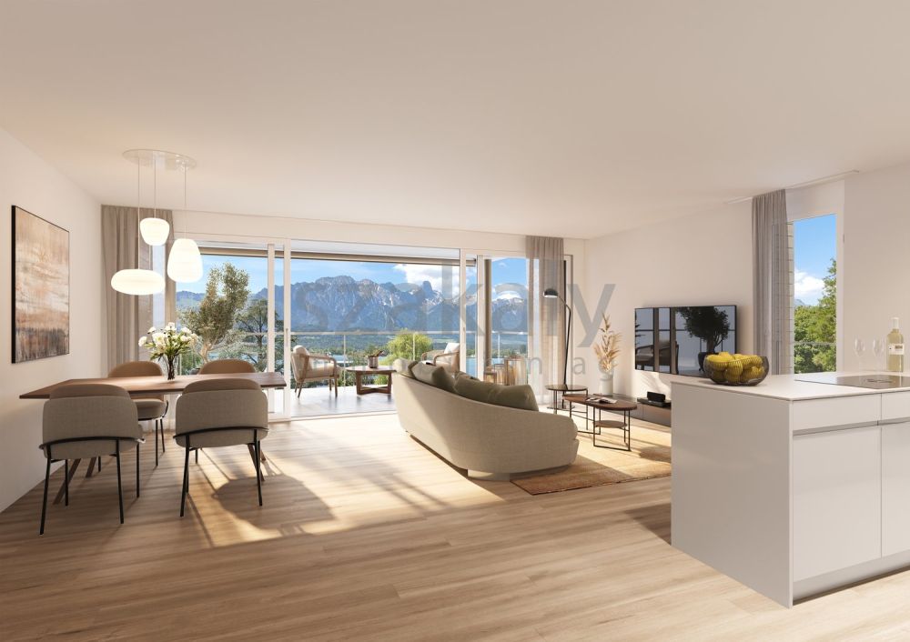 Exklusiver Wohnraum mit See- und Bergsicht am Thunersee - Bild 3