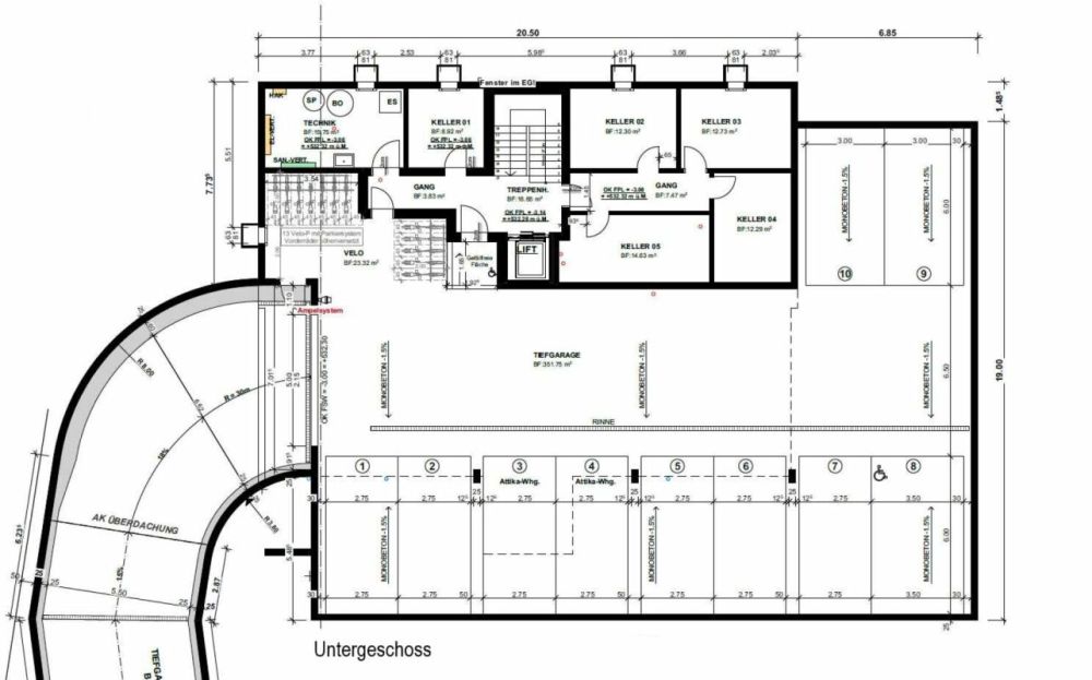 Zu vermieten 4½ Zi.-Erstbezugswohnung an der Käsernstrasse 9 in 8355 Aadorf - Untergeschoss mit Tiefgarage