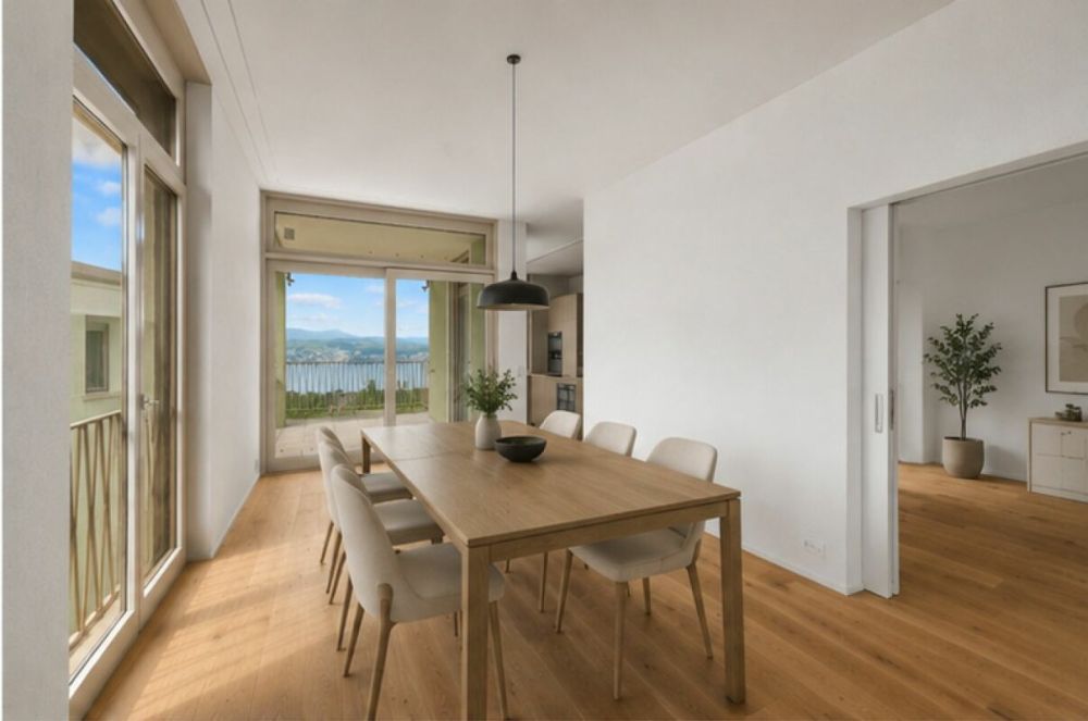 TILIA | Wohnen mit 180° Seesicht - 3.5-Zimmer Attikawohnung im Eigentumsstandard - Bezugsbereit ab 5. Oktober 2026 - KI-Möblierung