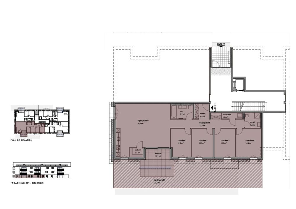 Appartement neuf de 5,5 pièces avec jardin dans un village calme - Bild 3