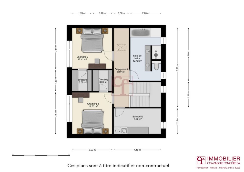 Belle villa moderne neuve 3.5 pc à la campagne (~136 m2) - Bild 4