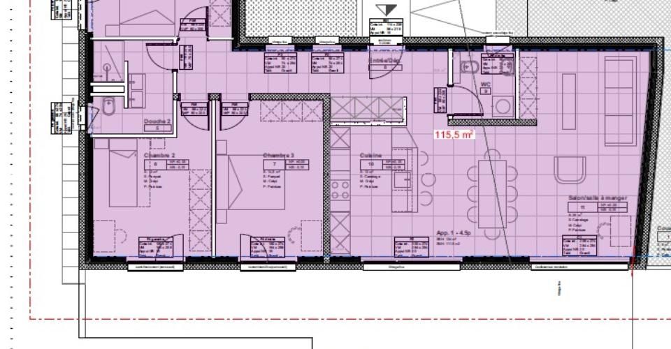 Deux magnifiques appartements neufs de 4.5 pièces avec terrasse et jardin - Appartement terrasse 4.5 pièces - image - 10