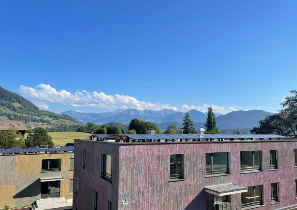 Exklusive 3.5-Zimmer-Wohnung im Erstbezug mit traumhaftem Rigi-Panorama - Aussicht und Weitblick Richtung Vierwaldstättersee