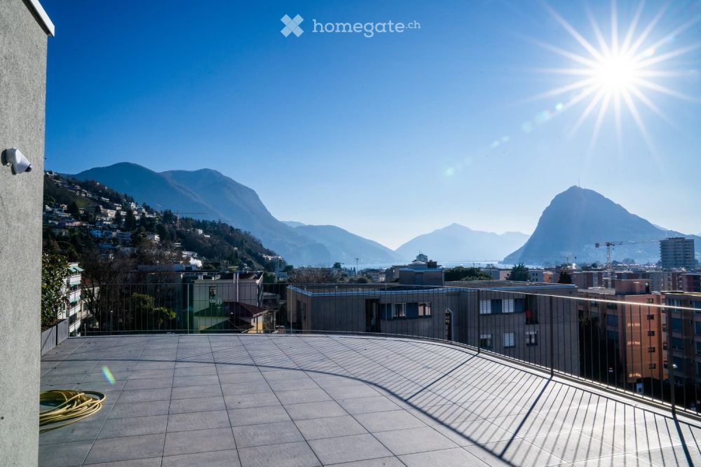 Moderno appartamento 3.5 locali con vista panoramica a Pregassona - Bild 2