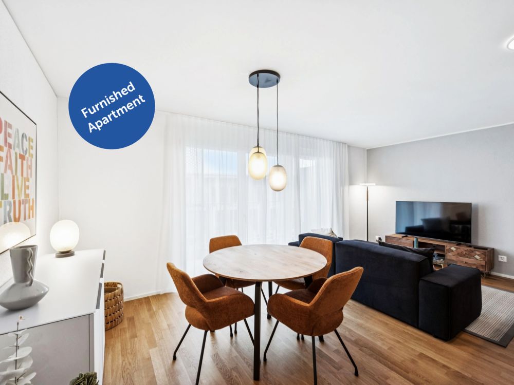 Möbliertes Zimmer (WG) mit en-suite Bad  Direkt am Bahnhof Muttenz - Bild 1