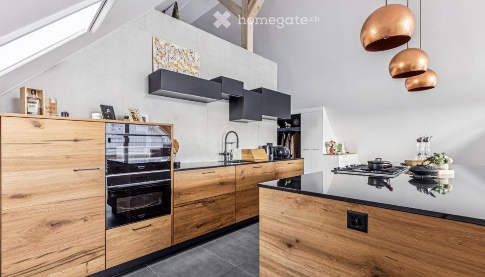 "Attika mit Hausgefühl – Neubau, 3 Terrassen & Alpen-/Rebblick - Befristet mit Option unbefristet" - Bild 5