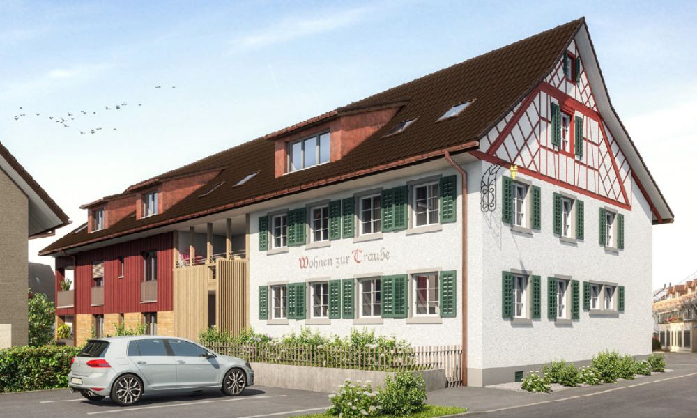 Erstvermietung 3 1/2-Zimmerwohnung im umgebauten Altbau mit 2 Balkonen - Bild 4