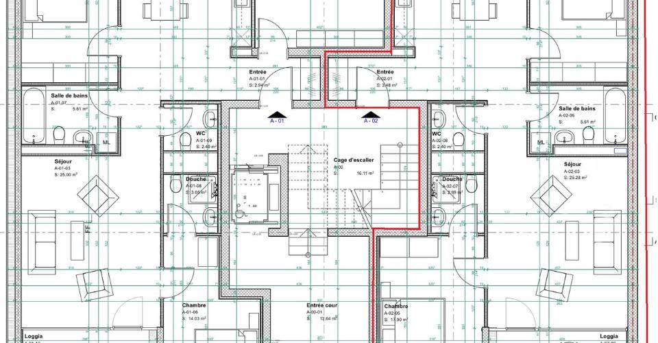 Appartement neuf de 3½ pièces, avec parking, au centre ville - Appartement 3.5 pièces - image - 3