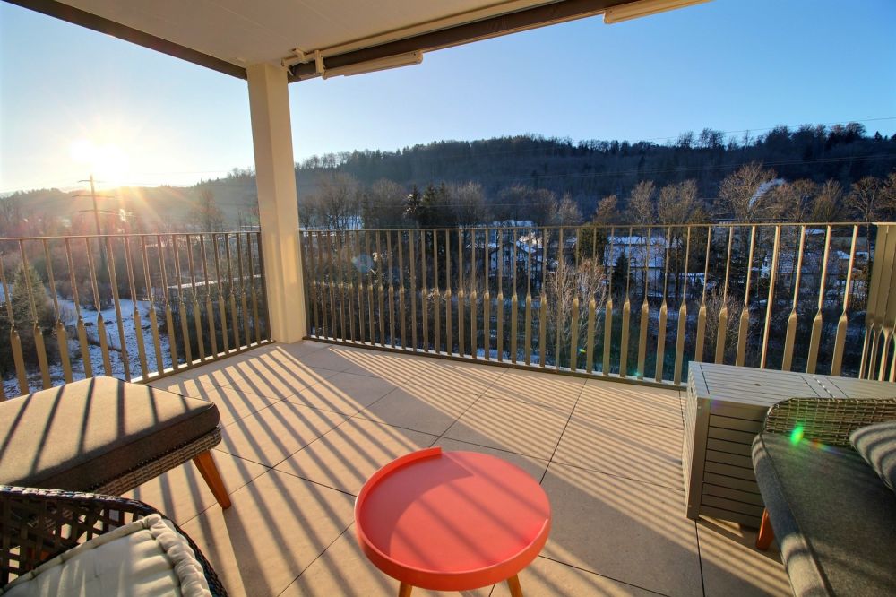 Magnifique appartement de 4.5 pièces à louer à Marly - Balcon