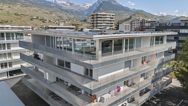 Appartement moderne de 3.5 pièces avec balcon et belle vue à Conthey - Bild 6