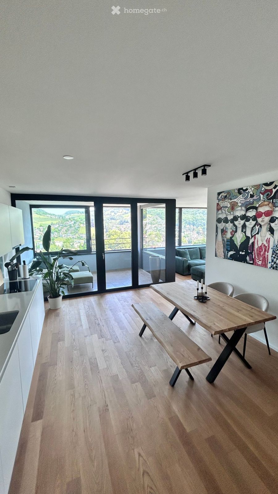 Modernes 2.5-Zimmer-Apartment im 12. Stock am Brown Boveri Platz, Baden