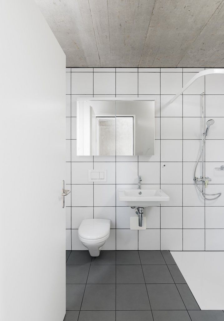 MIETEN OHNE KAUTION, Grosszügige Maisonette-Lofts im Industrie-Look - Musterobjekt Dusche/WC