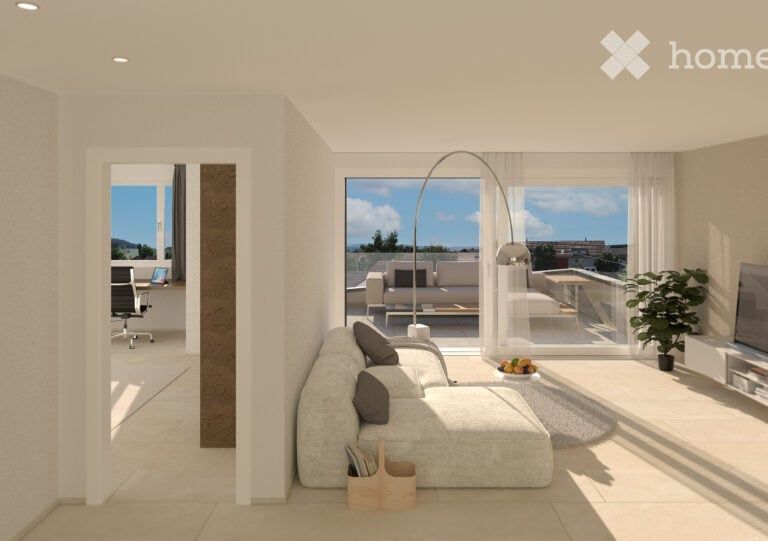 Wohnen über den Dächern - moderne 2.5-Zimmer-Attikawohnung Erstbezug in Rafz (Südwestlage) - Bild 3