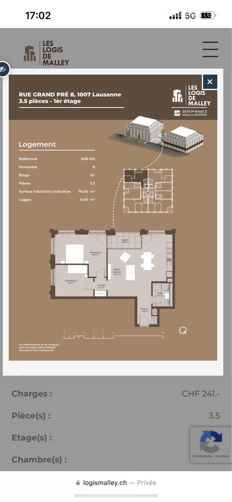 A SAISIR : Location bel appartement 3,5 pièces à Malley ! - Bild 4