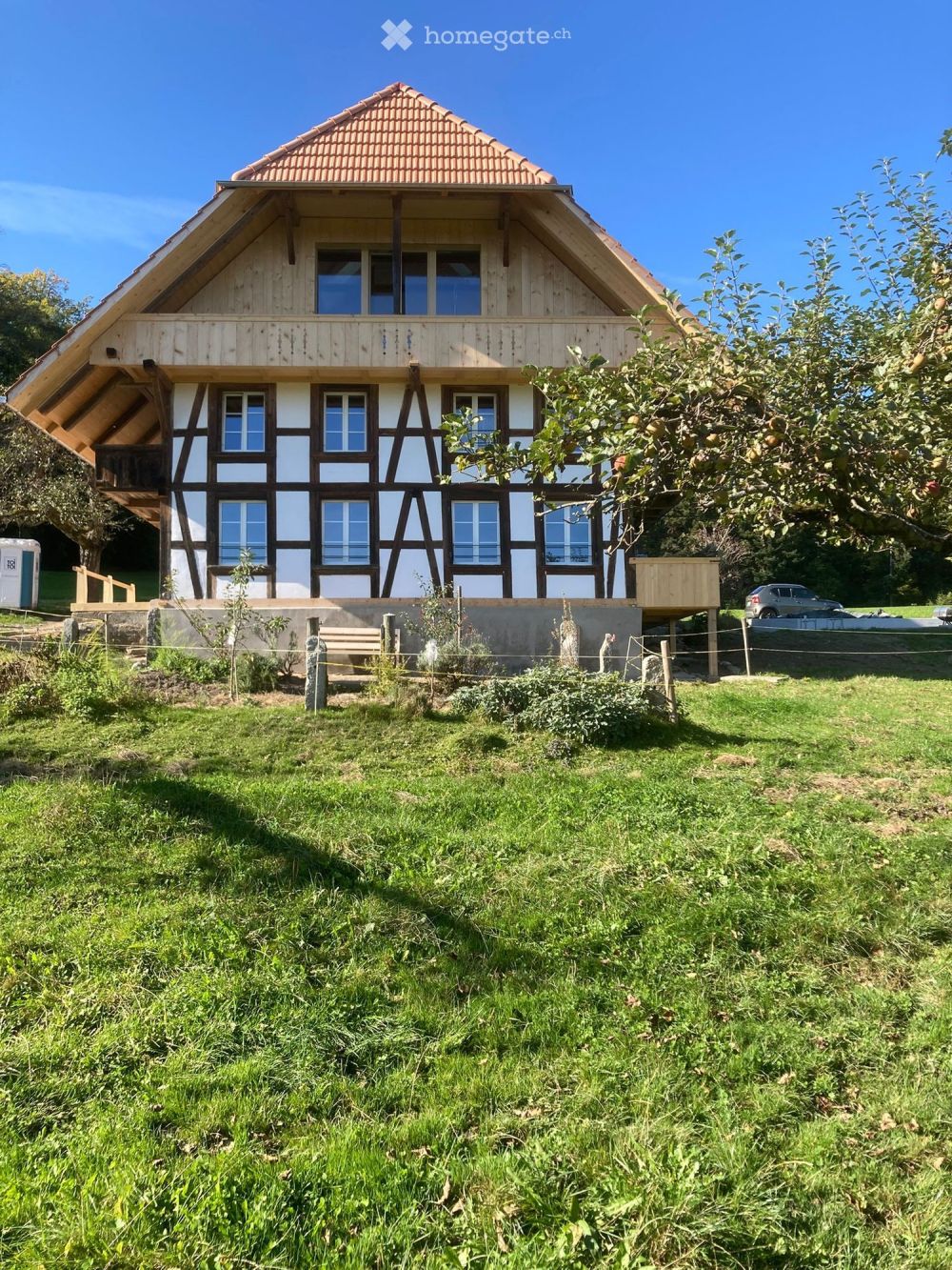 5.5-Zimmer-Bauernhaus in Seftigen: Wohnen im Grünen mit Bergpanorama - Bild 2
