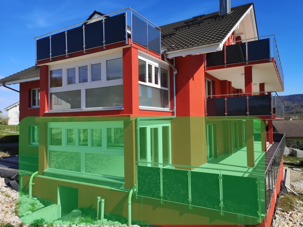 Magnifique appartement de 4,5 pièces avec terrasse et véranda, jardin 200m2 en option - Bild 1