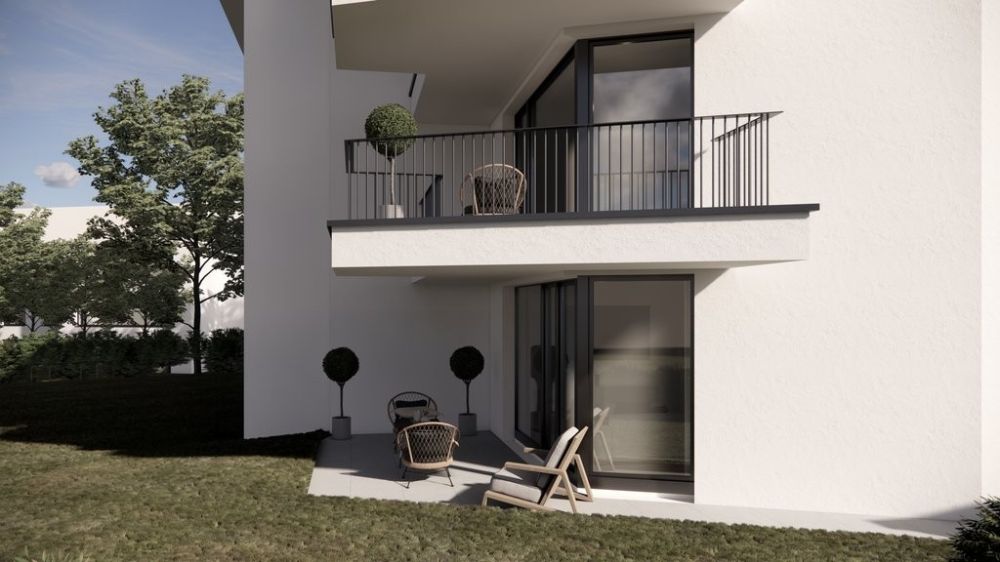 Modern. Neu. Zuhause - Erstbezug im Villigen - Aussenvisualisierung Sitzplatz