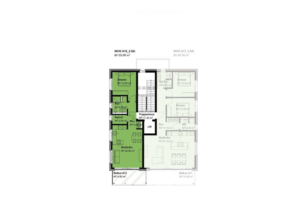 Erstvermietung - 2.5 Zimmer Wohnung in Einsiedeln - Bild 2