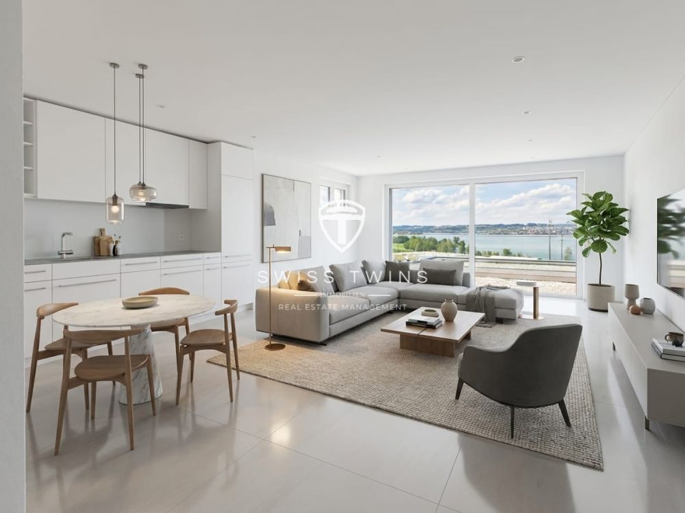 2.5-Zimmer-Neubauwohnung mit Seesicht in Altendorf - Bild 1