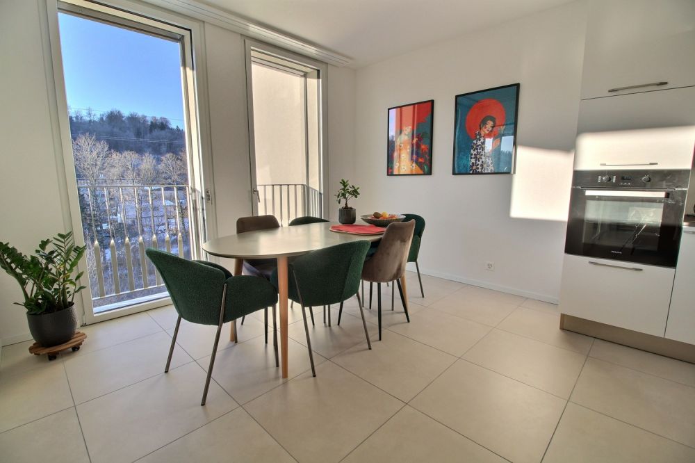 Magnifique appartement de 4.5 pièces à louer à Marly - Salle à manger