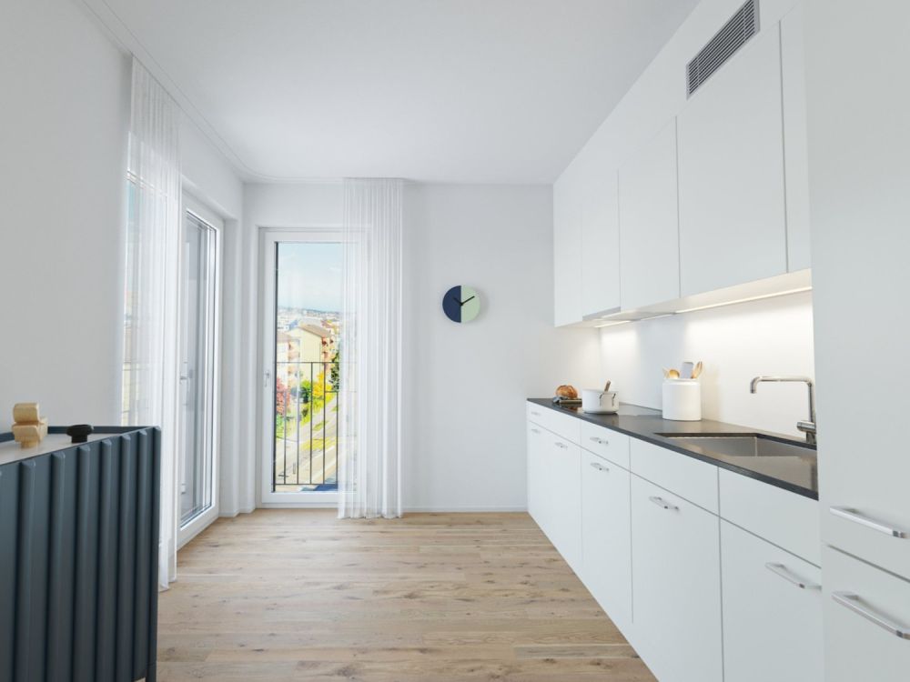 Erstvermietung KESSLERPLATZ  Urbanes Wohnen in der Stadt Schlieren - Küche