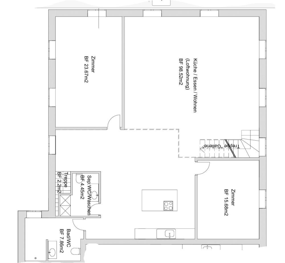 Erstvermietung durch Totalsanierung-Grosszügige 3.5-Zimmer-Dachwohnung mit Galerie - Bild 3
