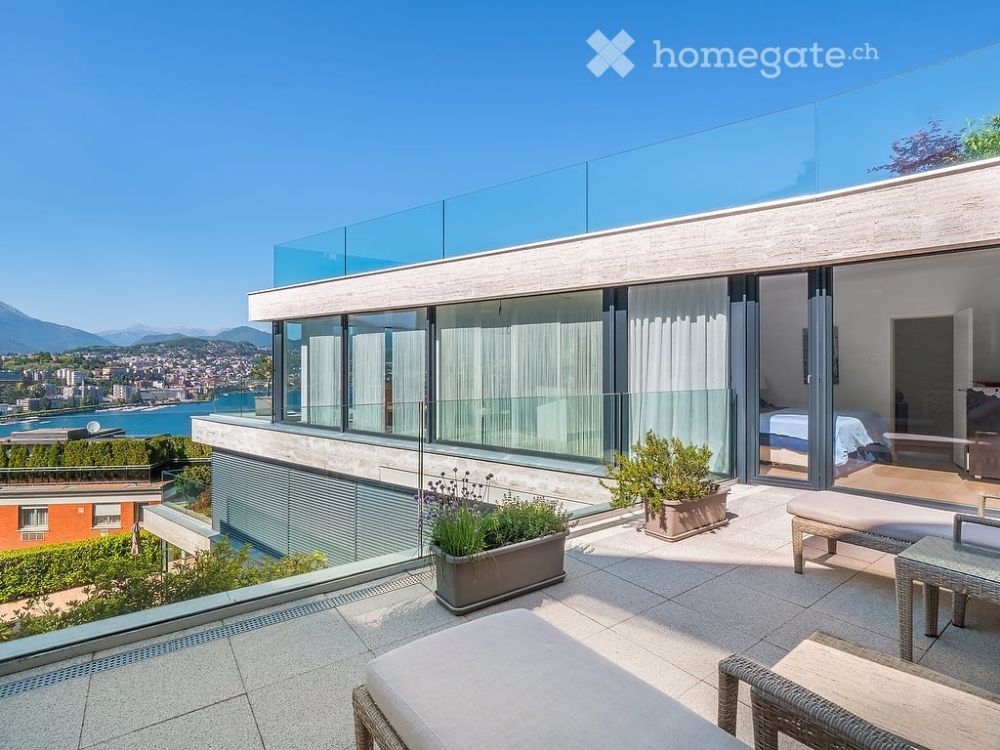 Moderno appartamento di 4.5 locali con vista lago a Paradiso - Bild 9