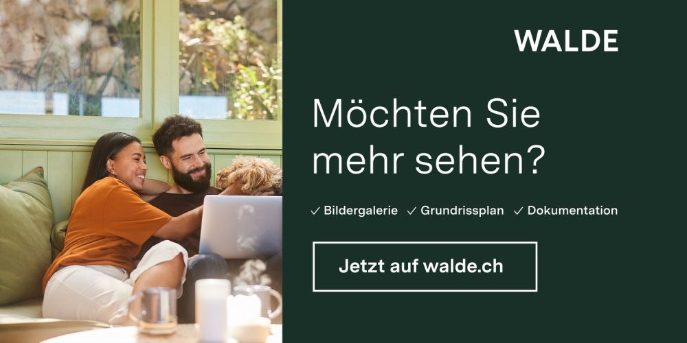 Tag der offenen Tür am 26. Mai zwischen 15 - 18 Uhr - Walde Immobilien AG