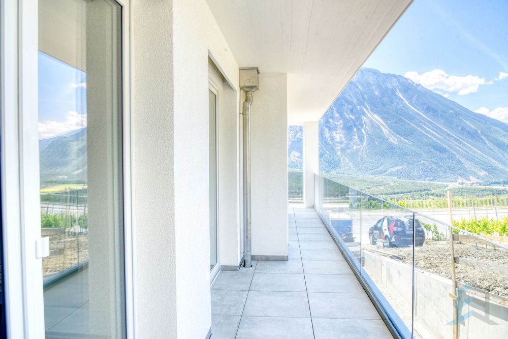 A LOUER - Splendide appartement neuf de 3½ pièces au coeur des vignobles - Appartement Leuk - Balcon Ouest / Wohnung Leuk - Westbalkon / Appartement Leuk - West balcony