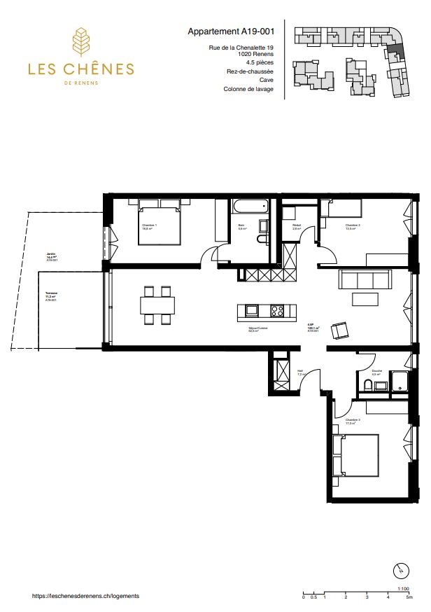 4.5 pièces neuf avec jardin - A19-001 - Bild 9