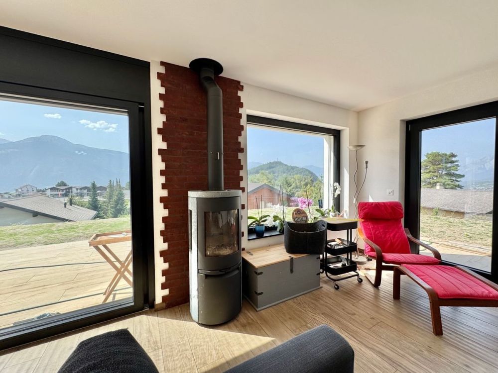 Maison neuve à Lens avec jardin et vue panoramique sur les montagnes et le lac - Bild 9