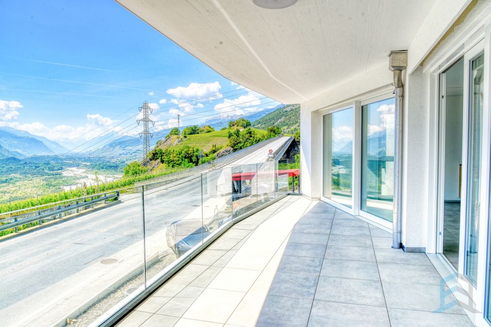 A LOUER - Splendide appartement neuf de 3½ pièces au coeur des vignobles - Appartement Leuk - Balcon Sud / Wohnung Leuk - Südbalkon / Appartement Leuk - South balcony