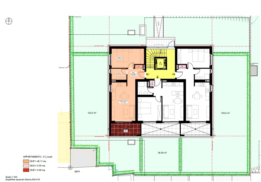 Moderni appartamenti di 2.5 locali con grande giardino in prima locazione a Cadenazzo - Bild 8