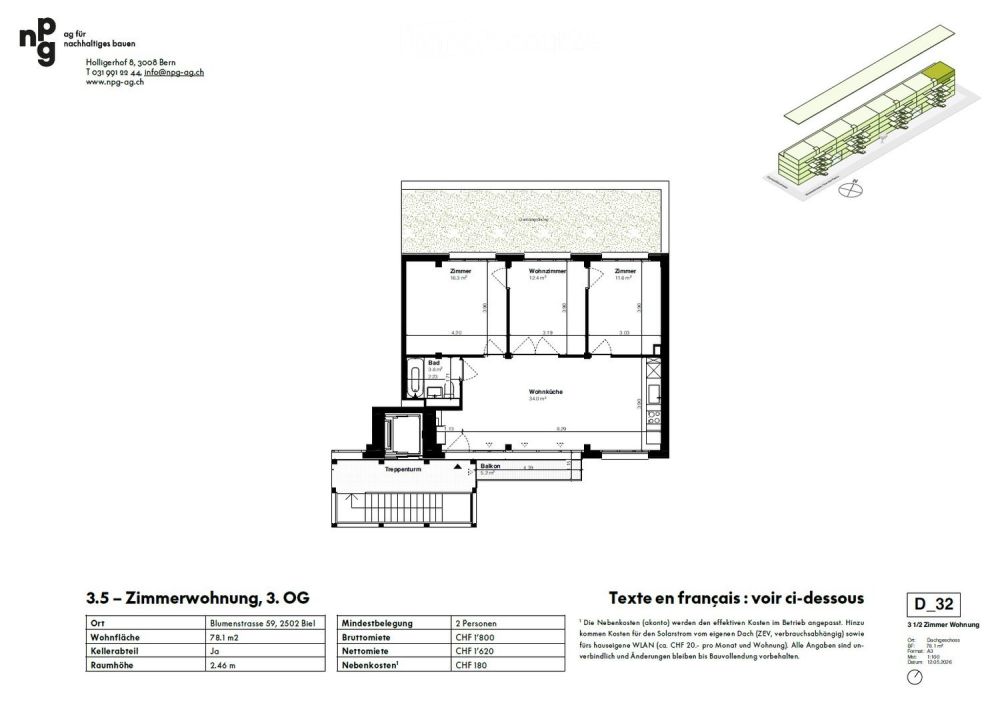 Neubau Tanzlinde: Autofreies und nachhaltiges Wohnen ab Mai 2027 - Bild 3