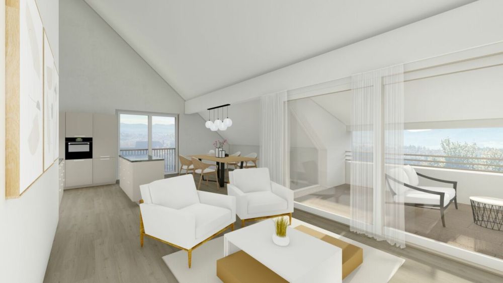 ERSTBEZUG 4.5 Zimmer-Dachwohnung mit ESTH - Dachgeschoss