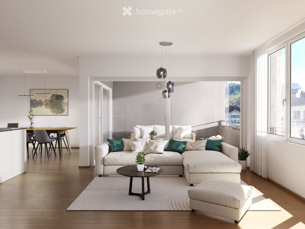 Titel: "Innerdorf" - Neubau im Zentrum von Siebnen - Bild 1