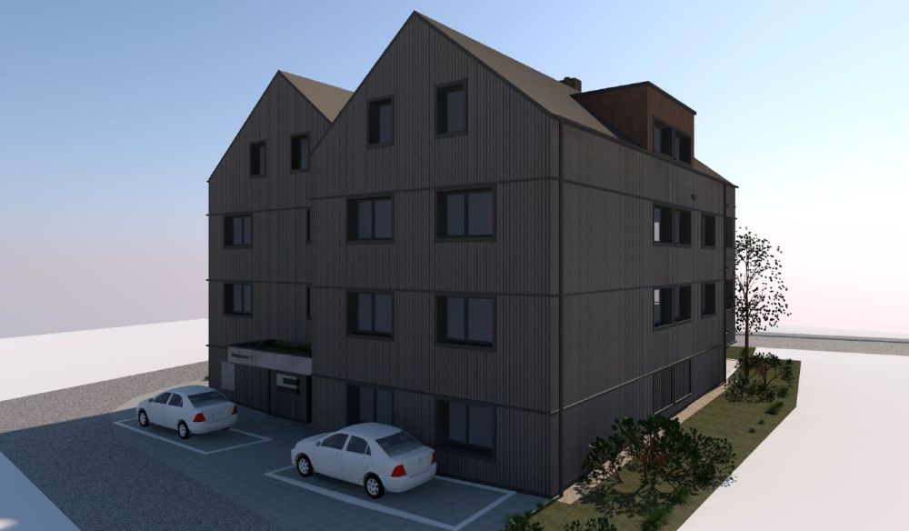 moderne 3.5 Neubauwohnung in Marbach zu vermieten - Aussenansicht