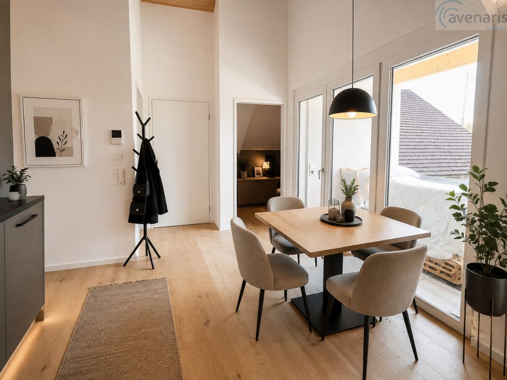 2.5 Zimmer Wohnung im Herzen von Magden - Essbereich Visualisierung