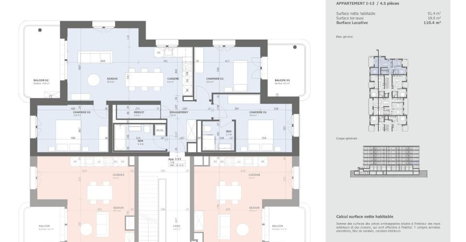 Appartements neufs de standing 4.5 pièces - Appartement 4.5 pièces - image - 12