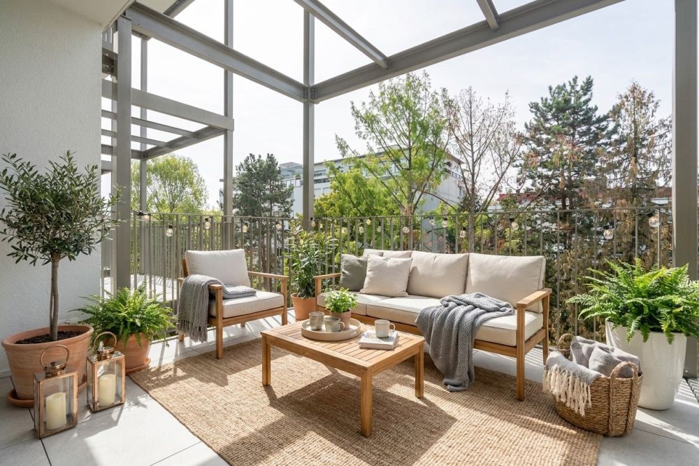 Moderne 3.5-Zimmer-Wohnungen im AVES - Das Nest für Stadtvögel - Balkon